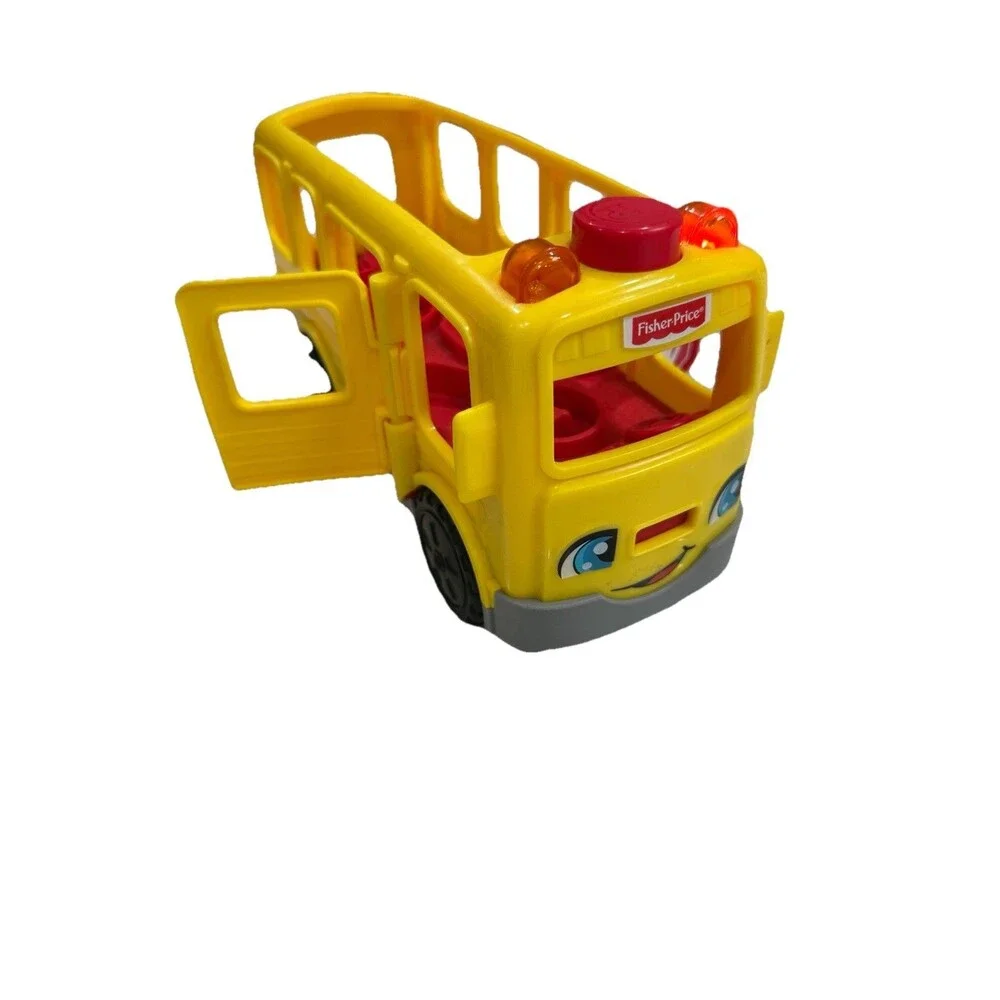 Fisher-Price Little People Sit with Me School Bus Yellow Toy Working 2016